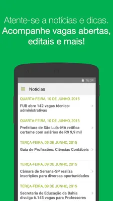 Concursos android App screenshot 6